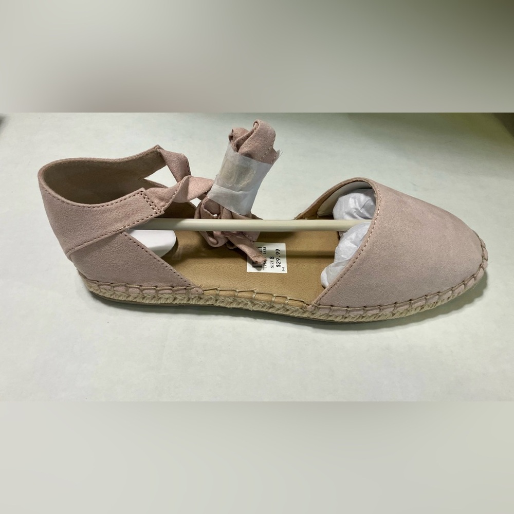 NWT Brash Women's Blush Espadrille Flats-Size 8 - Picture 8 of 10
